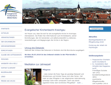 Tablet Screenshot of ev-kirchenbezirk-kraichgau.de